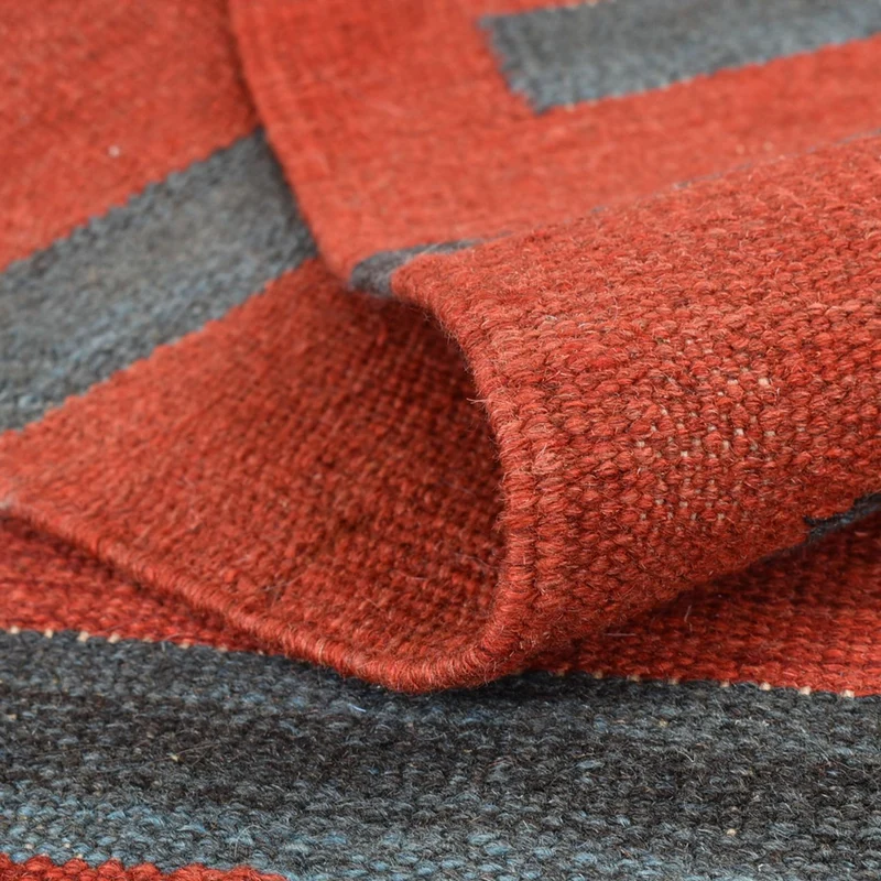 Kelim Modern Teppich 108x162cm - mehrfarbig