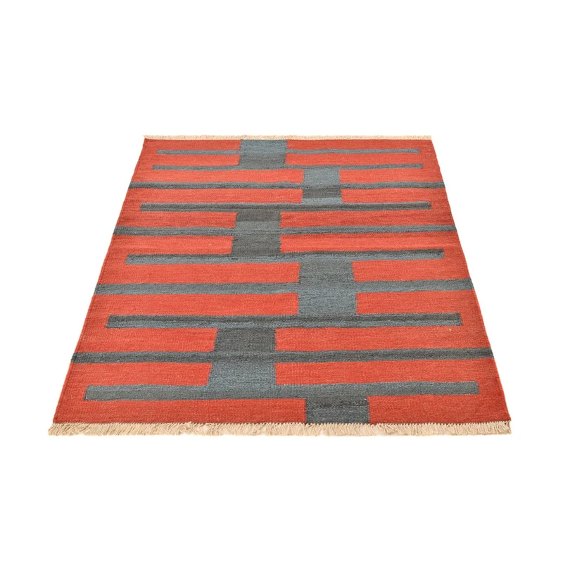 Kelim Modern Teppich 108x162cm - mehrfarbig