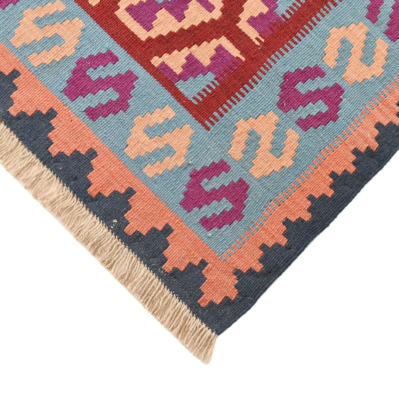 Kelim Fars Teppich 166x244cm - mehrfarbig