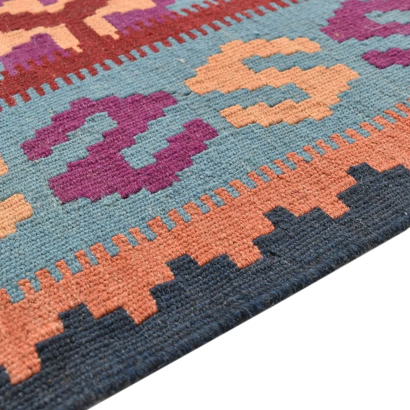Kelim Fars Teppich 166x244cm - mehrfarbig