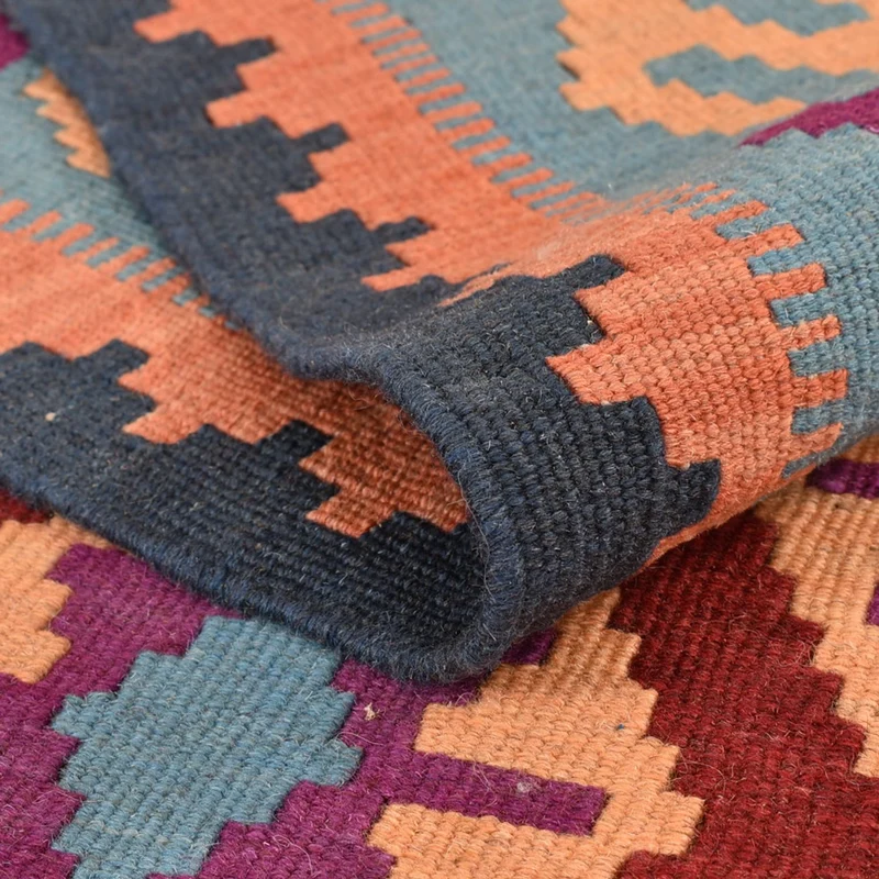 Kelim Fars Teppich 166x244cm - mehrfarbig