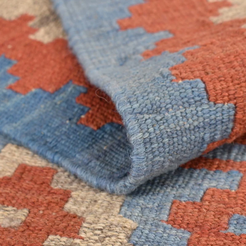 Kelim Fars Teppich 181x243cm - mehrfarbig