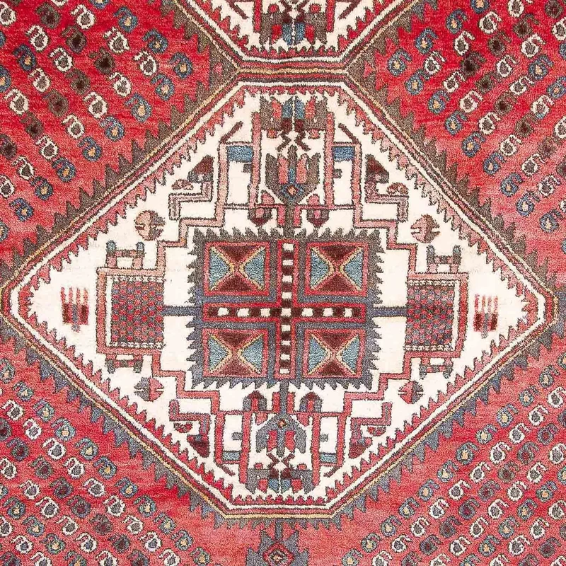 Sharbabak Teppich 189x256cm - Perserteppich - rot