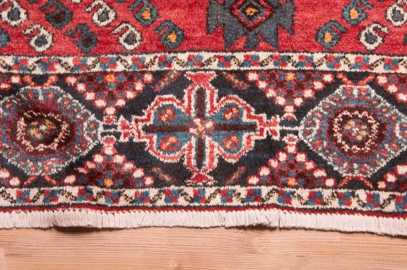 Sharbabak Teppich 189x256cm - Perserteppich - rot