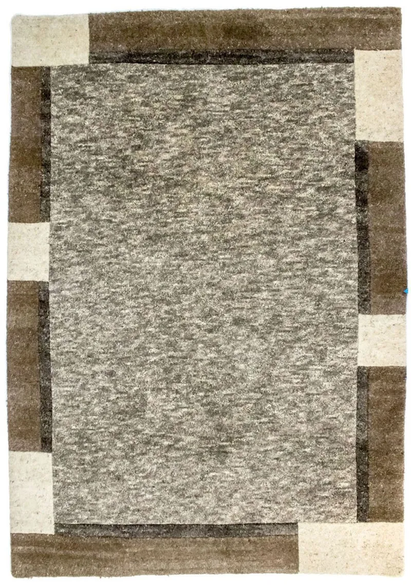 Nepal Teppich 146x200cm - Wollteppich - mehrfarbig