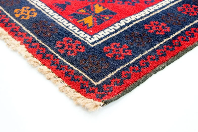 Belutsch Teppich 67x135cm - Orientteppich - rot
