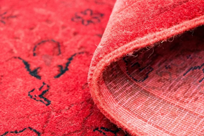 Vintage Teppich 124x180cm - rot
