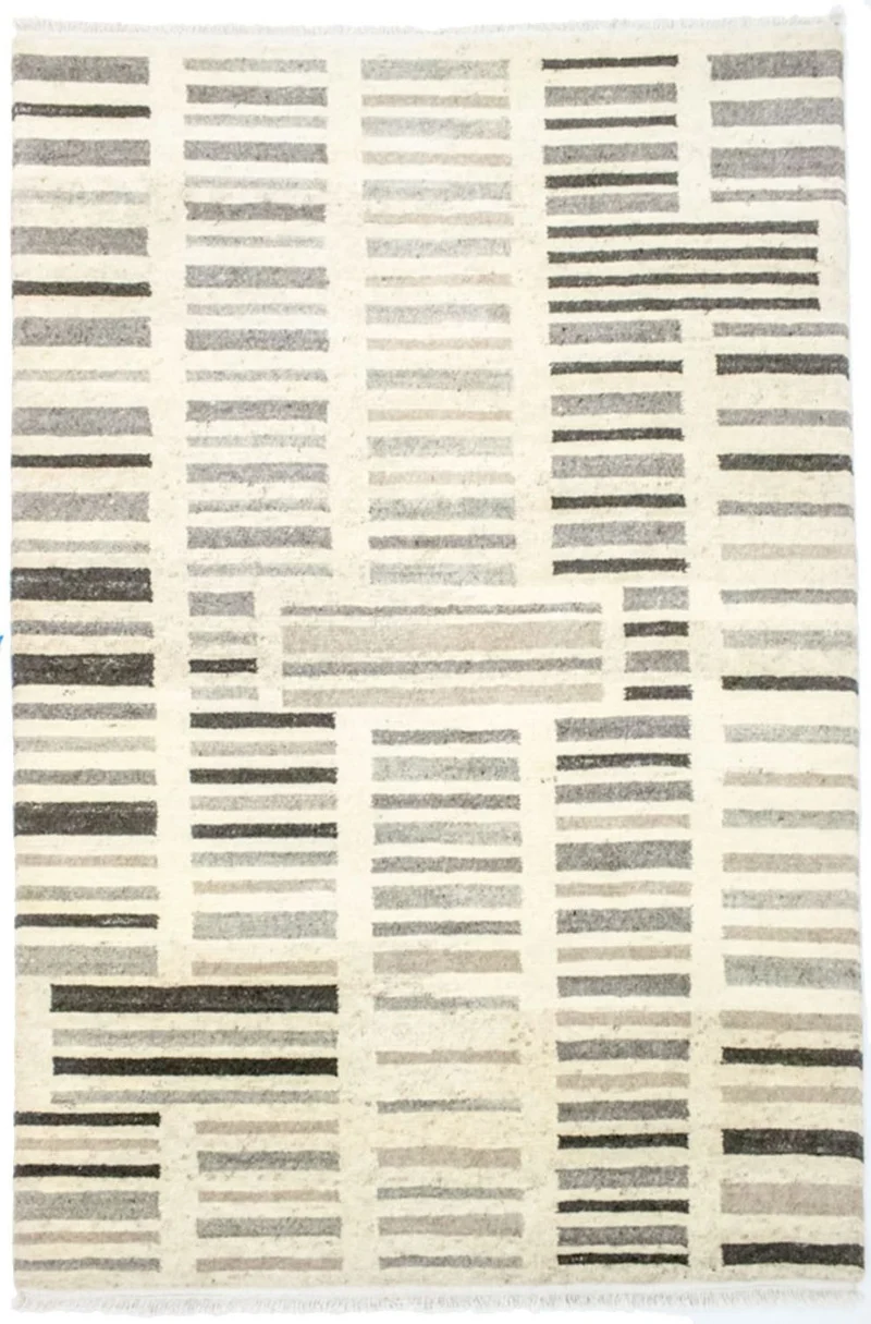 Nepal Teppich 142x205cm - Wollteppich - mehrfarbig