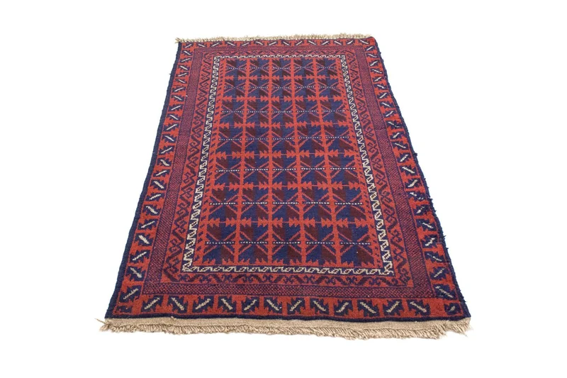 Belutsch Teppich 84x137cm - Orientteppich - blau