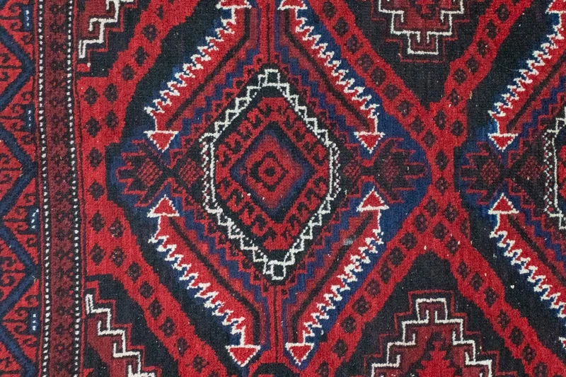 Belutsch Teppich 100x167cm - Orientteppich - rot
