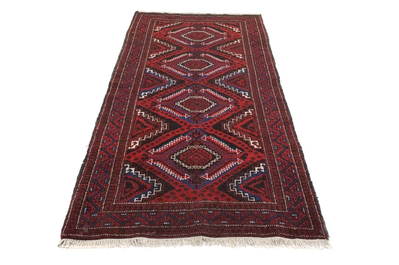 Belutsch Teppich 100x167cm - Orientteppich - rot