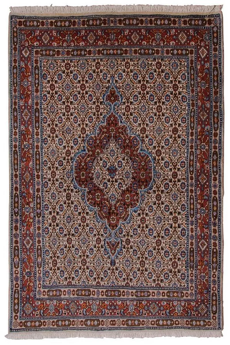 Moud Teppich 94x141cm - Perserteppich - beige