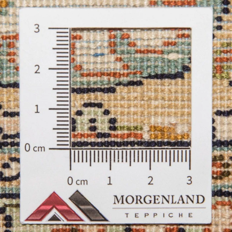 Kaschmir Seide Teppich 83x155cm - Orientteppich - beige