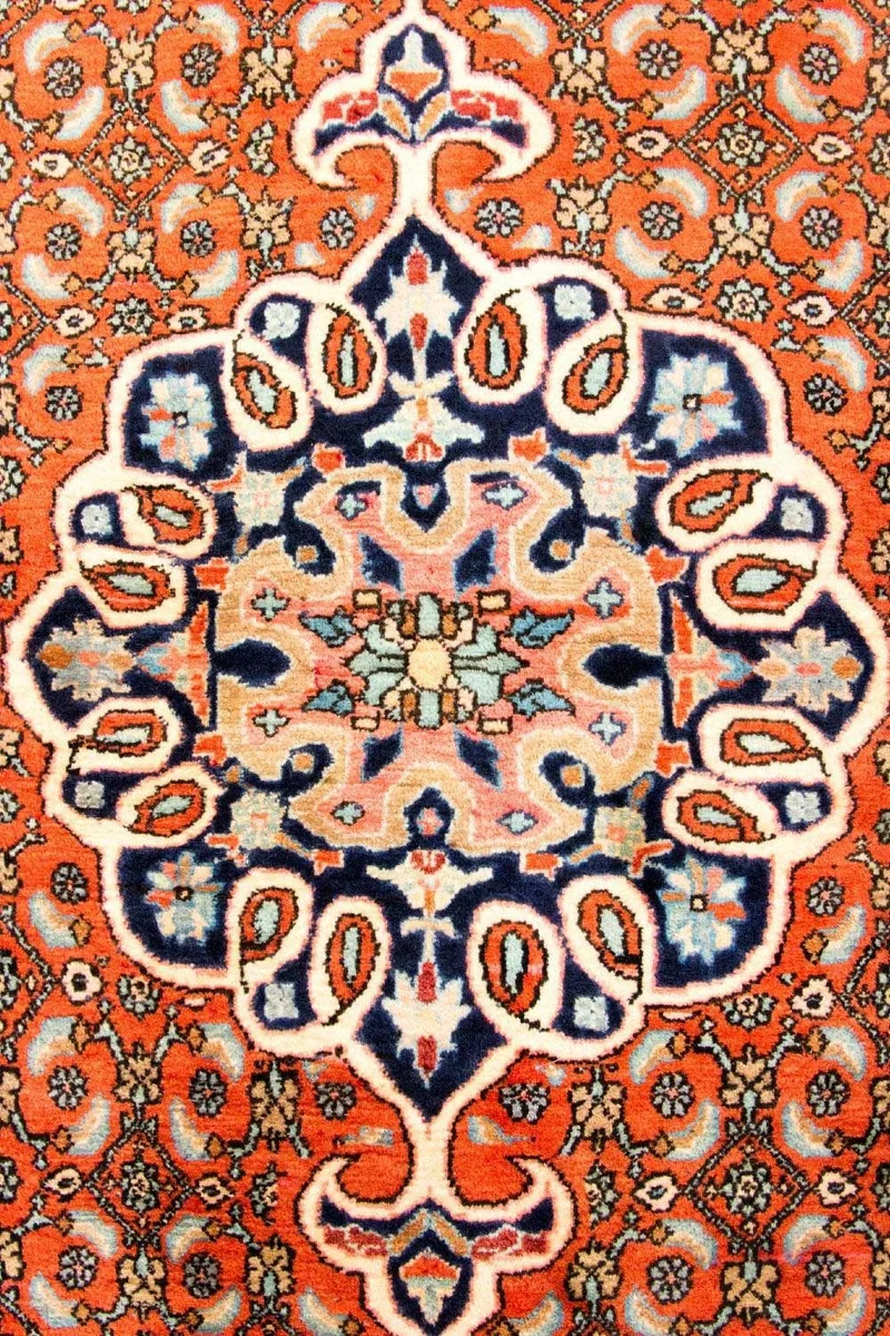 Bidjar Teppich 120x165cm - Perserteppich - orange