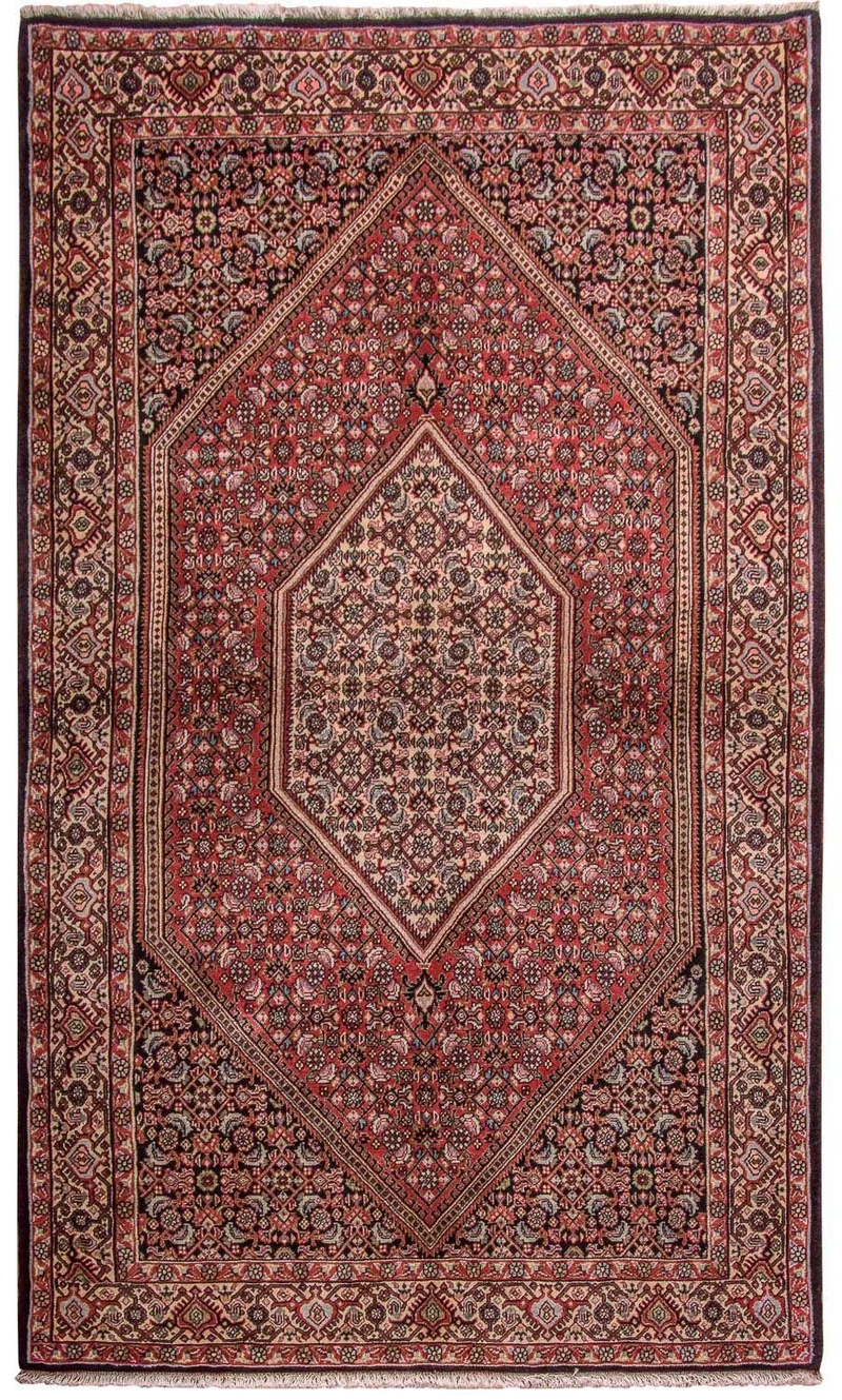 Bidjar Teppich 112x190cm - Perserteppich - hellrot