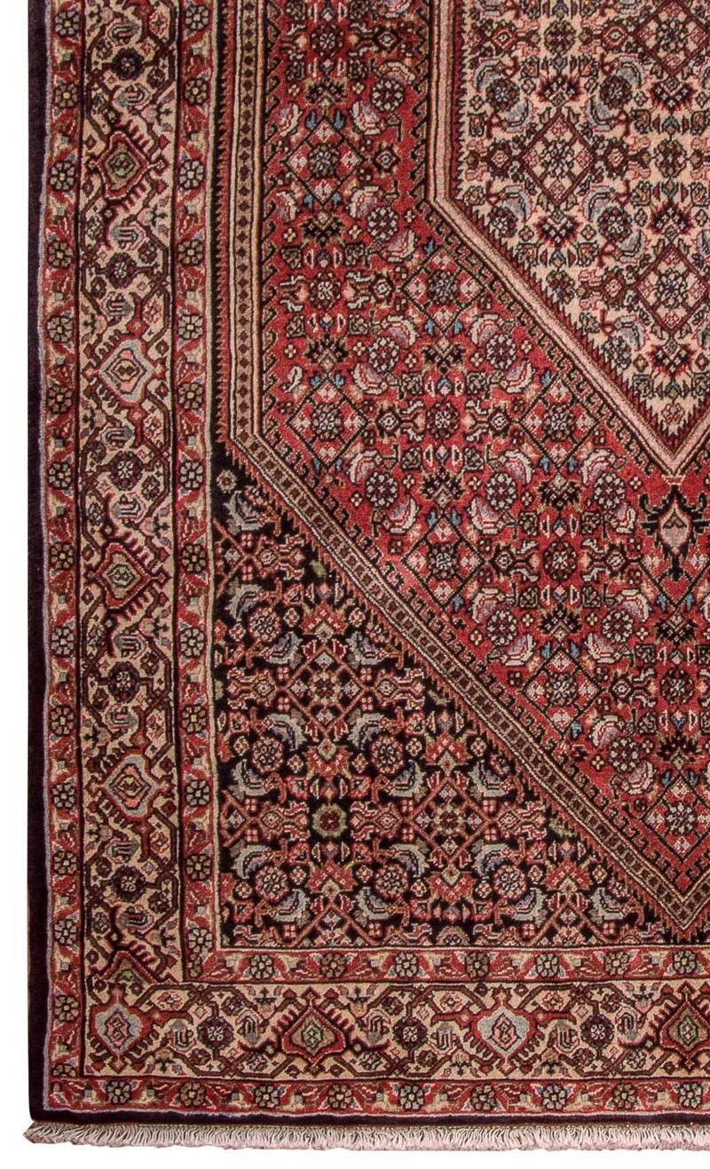 Bidjar Teppich 112x190cm - Perserteppich - hellrot