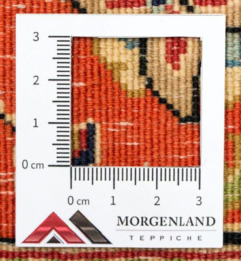 Ghom Teppich 70x213cm - Perserteppich - orange
