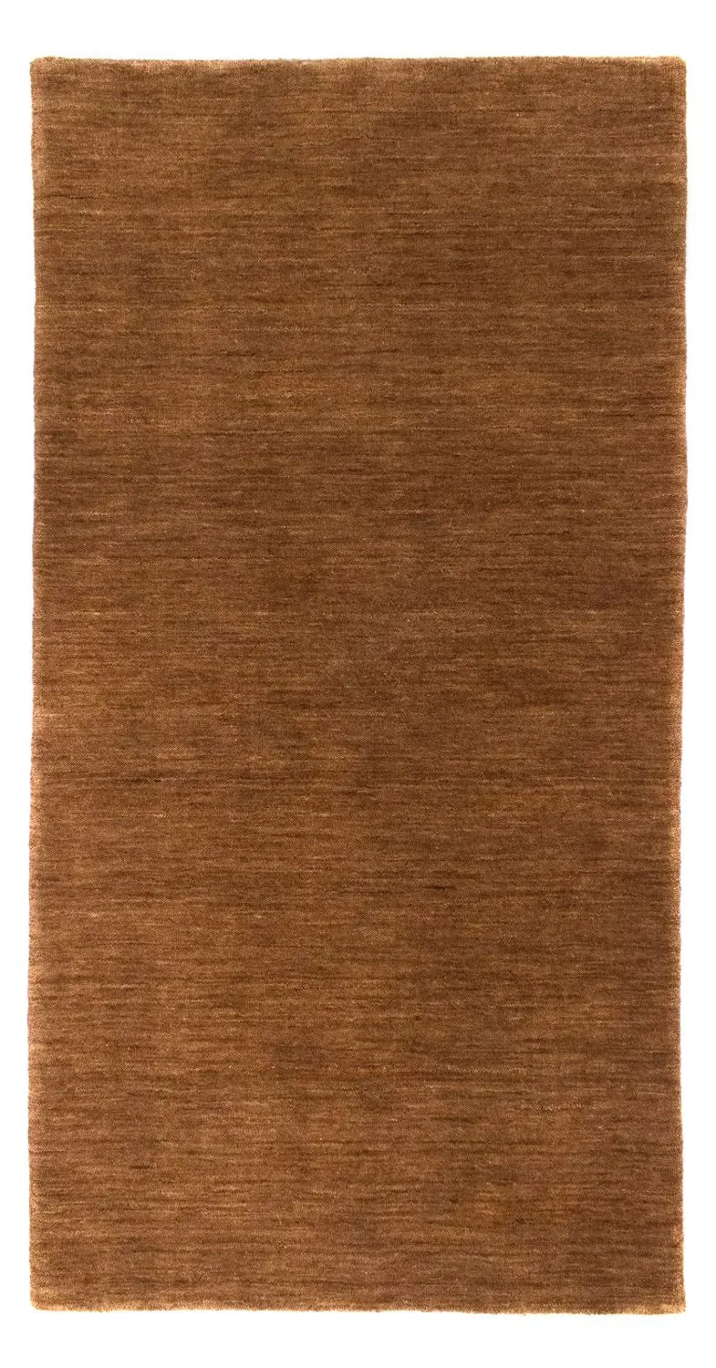 Wollteppich 73x141cm - braun