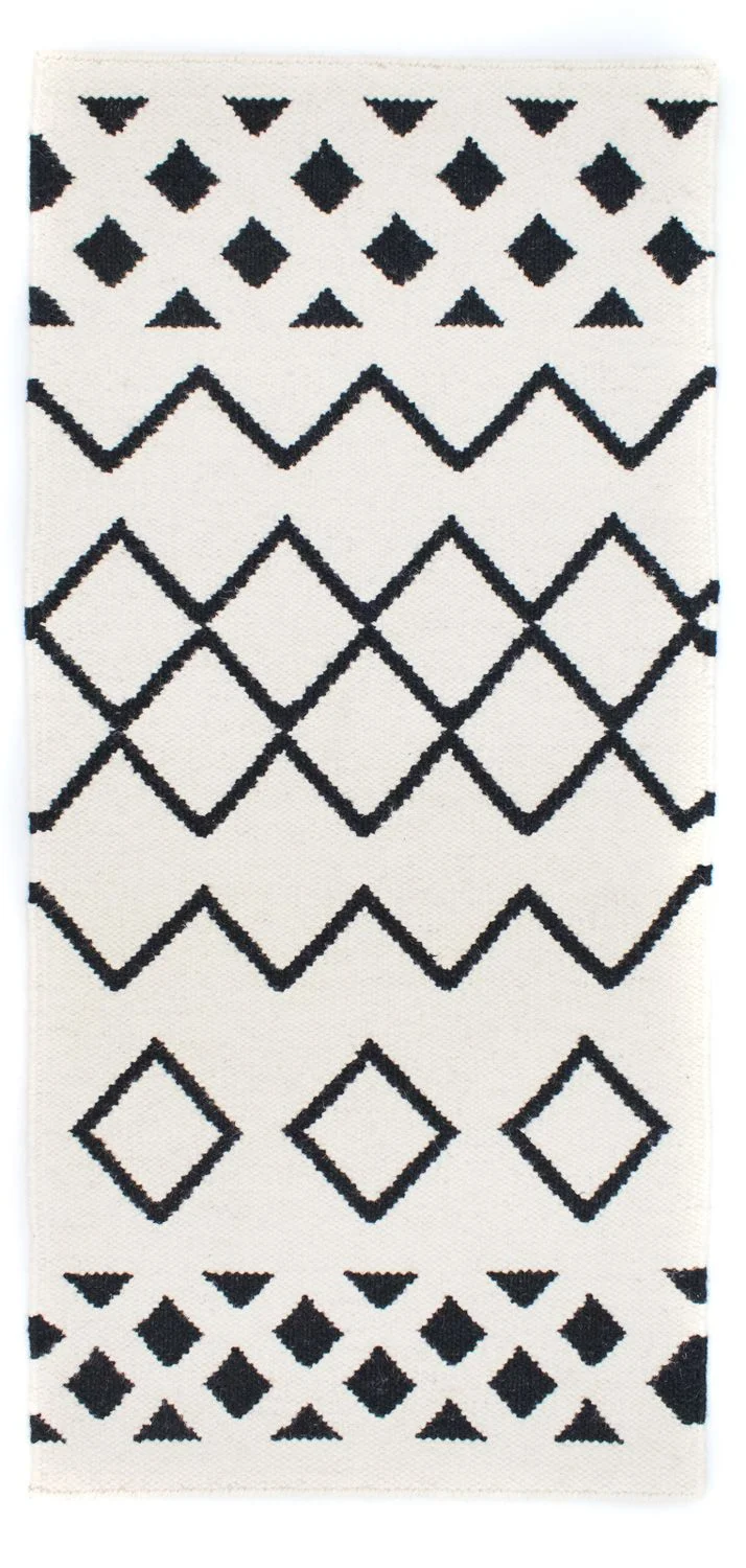 Kelim Modern Teppich 63x132cm