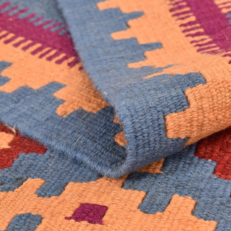 Kelim Fars Teppich 150x208cm - mehrfarbig