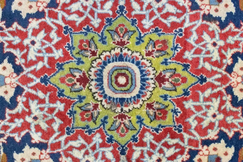 Najafabad Teppich 105x170cm - Perserteppich - blau