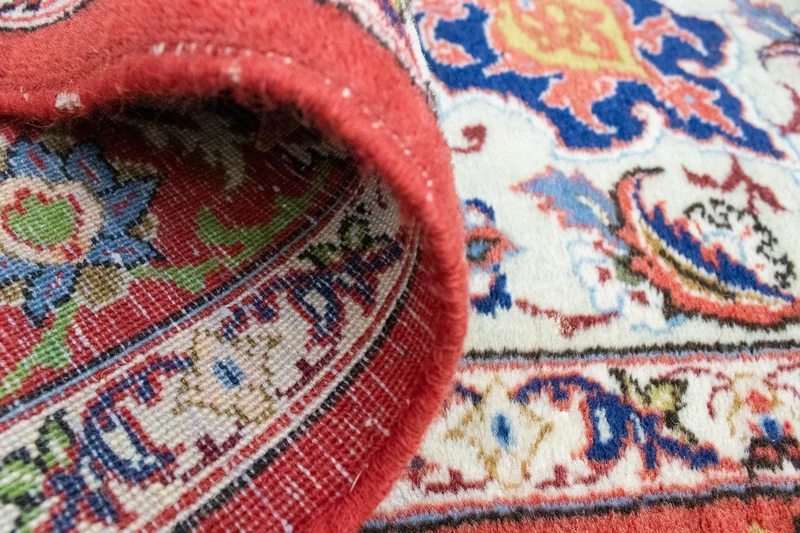 Najafabad Teppich 105x170cm - Perserteppich - blau