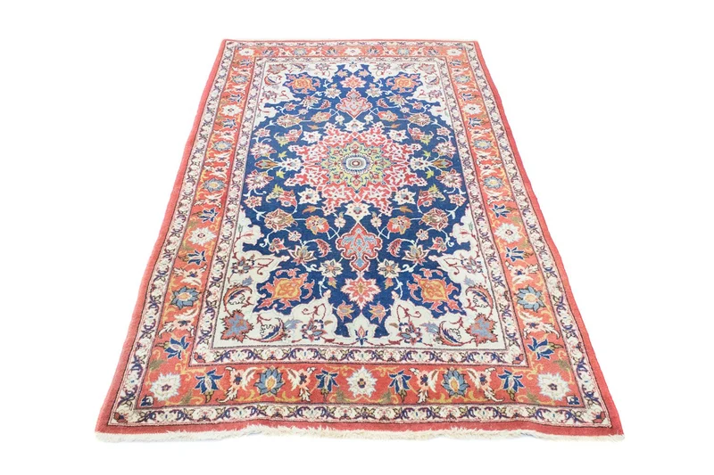 Najafabad Teppich 105x170cm - Perserteppich - blau
