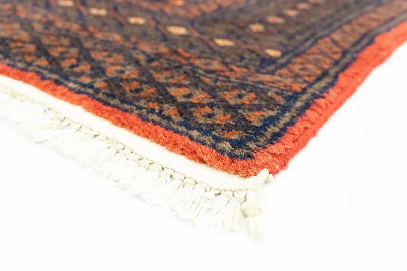 Hamadan Teppich 75x146cm - Perserteppich - rot