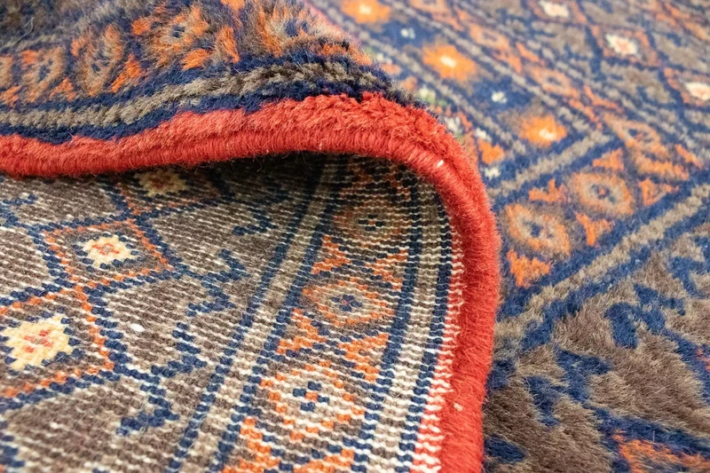 Hamadan Teppich 75x146cm - Perserteppich - rot