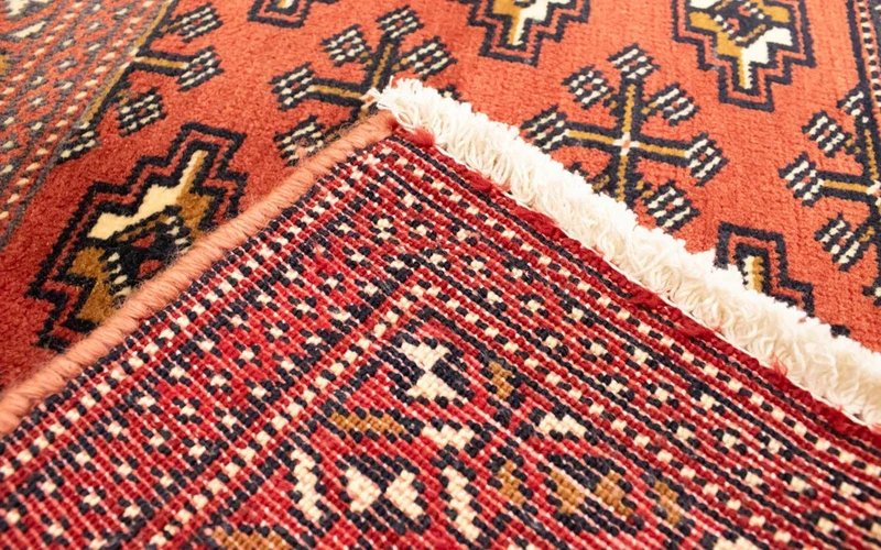 Turkaman Teppich 50x100cm - Orientteppich - rot
