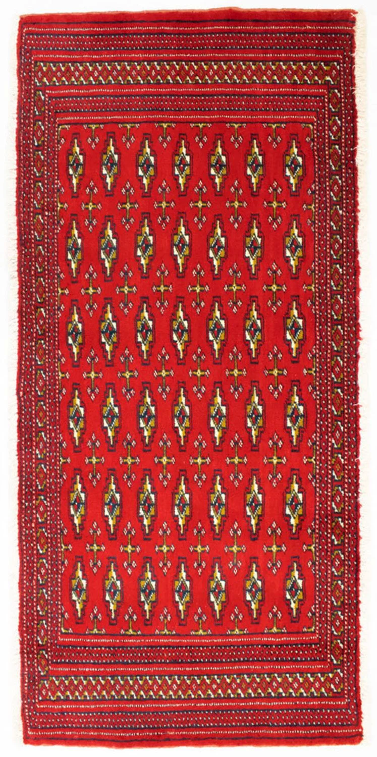 Turkaman Teppich 50x100cm - Orientteppich - rot
