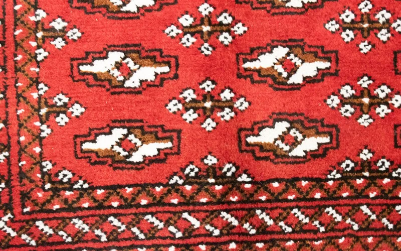 Turkaman Teppich 50x100cm - Orientteppich - rot