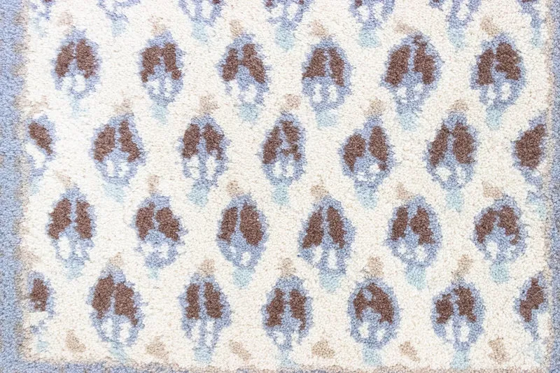 Wollteppich 59x88cm - beige