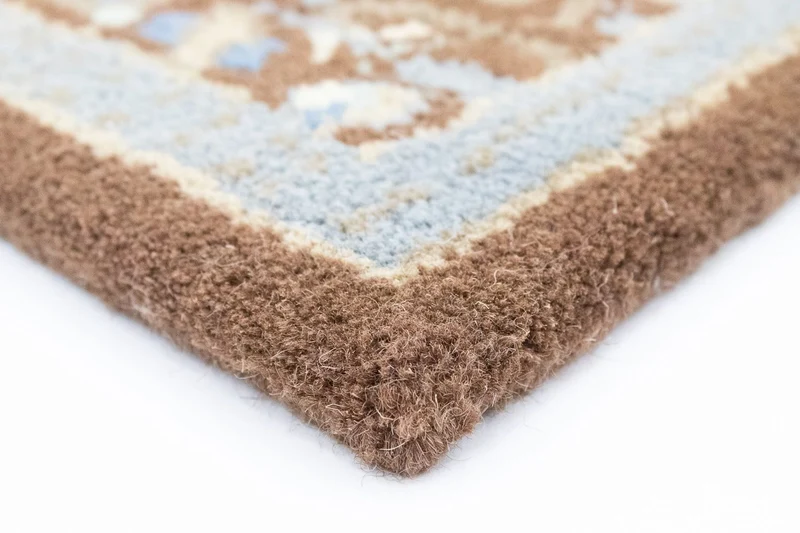 Wollteppich 59x88cm - beige