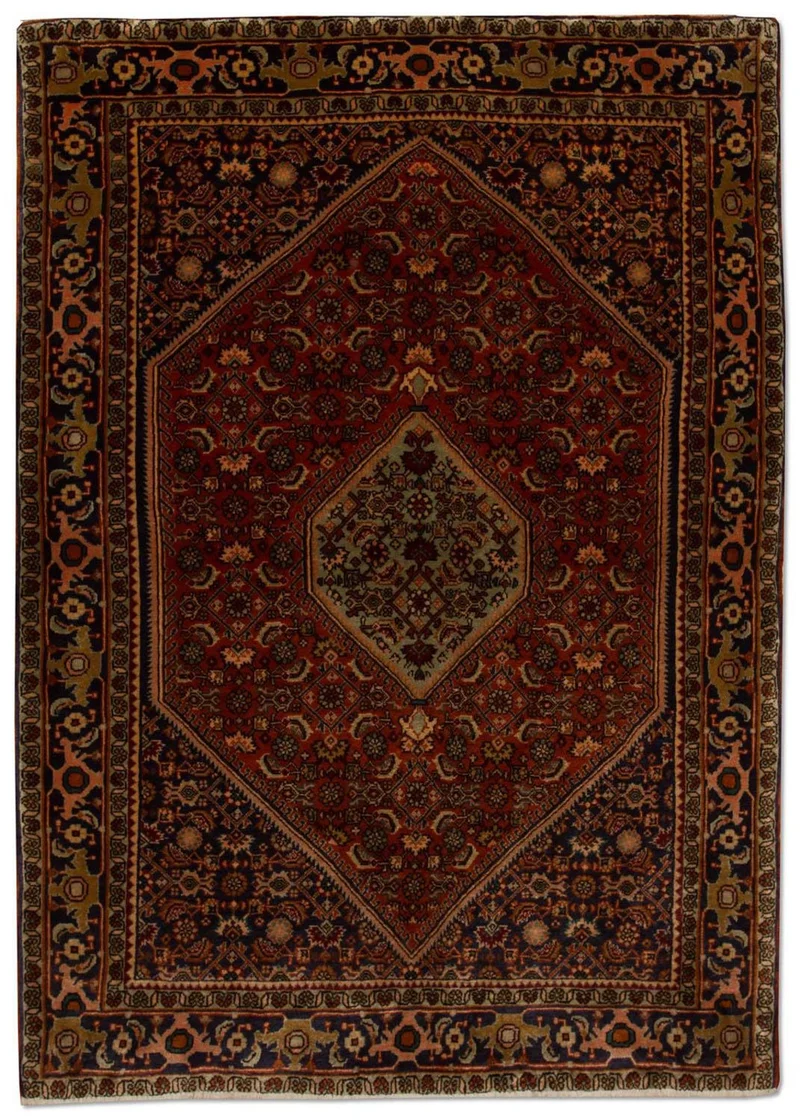 Bidjar Teppich 124x175cm - Perserteppich - rost