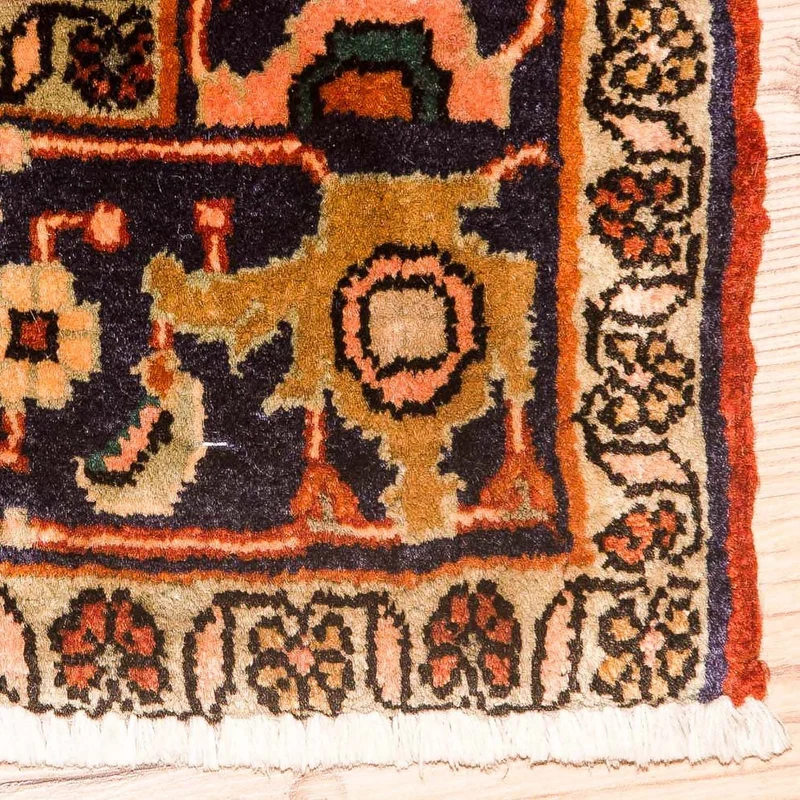 Bidjar Teppich 124x175cm - Perserteppich - rost