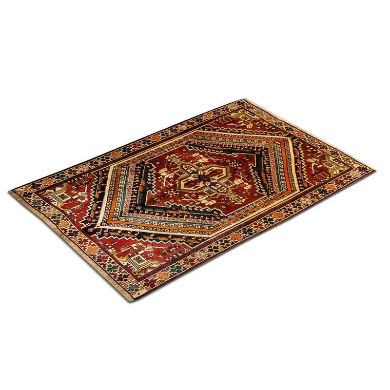 Ghashghai Teppich 125x212cm - Perserteppich - blau