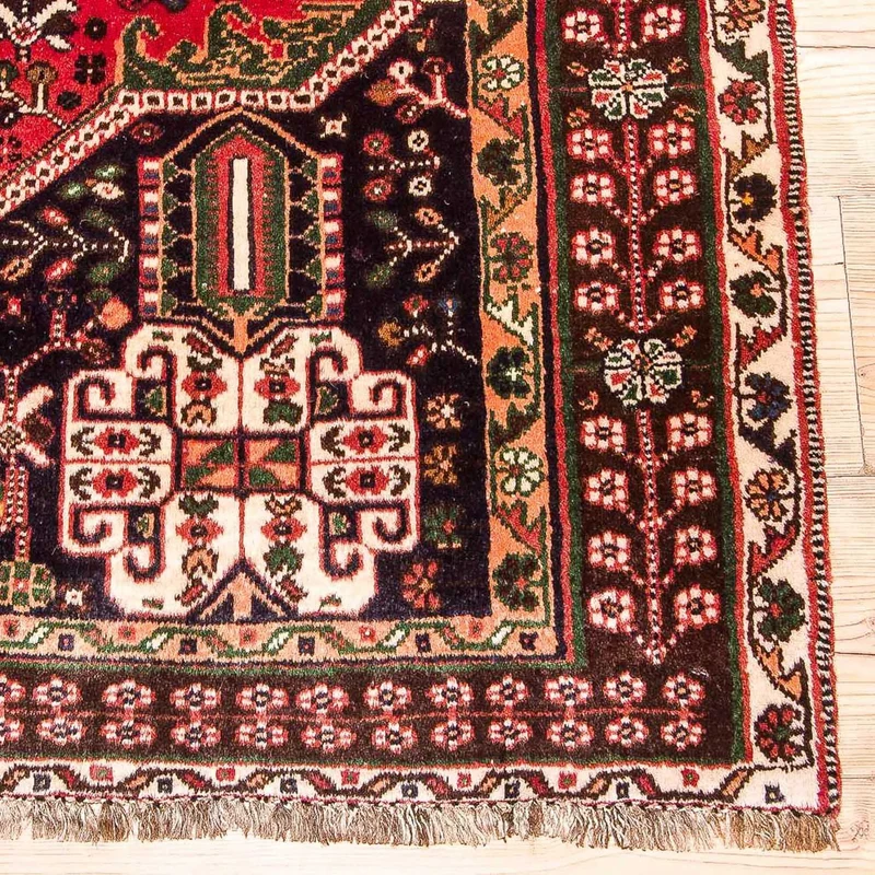 Ghashghai Teppich 161x245cm - Perserteppich - rot