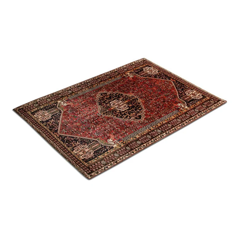 Ghashghai Teppich 161x245cm - Perserteppich - rot