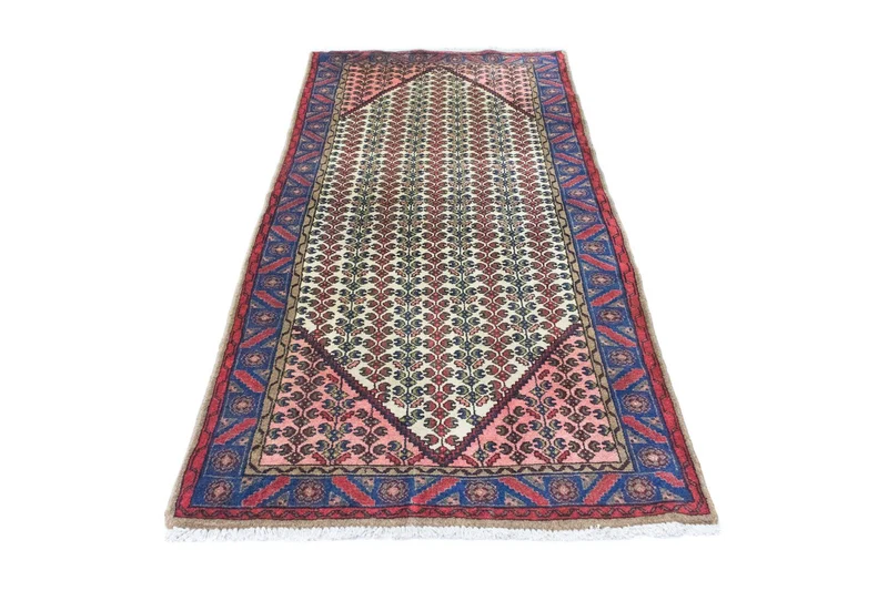 Kolyai Teppich 93x197cm - Perserteppich - blau