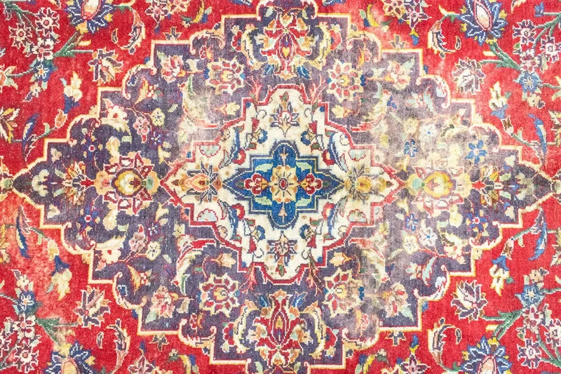 Keshan Teppich 290x382cm - Perserteppich - rot