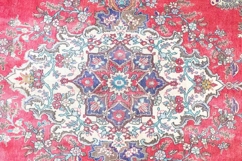 Täbriz Teppich 285x393cm - Perserteppich - rot