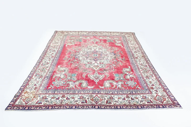 Täbriz Teppich 285x393cm - Perserteppich - rot