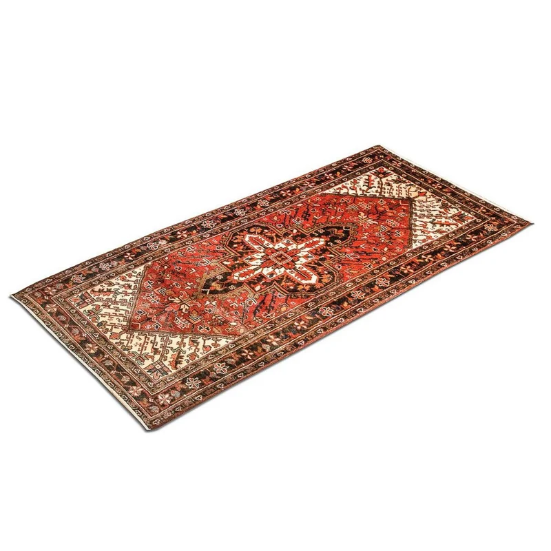 Garawan Teppich 115x267cm - Perserteppich - rost