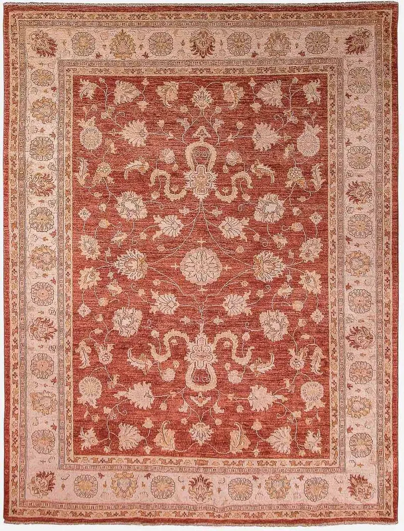 Ziegler Teppich 208x276cm - Orientteppich - rost