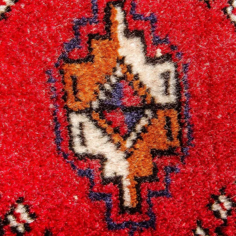 Turkaman Teppich 70x140cm - Orientteppich - rot
