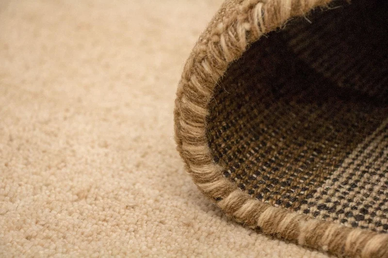 Gabbeh Teppich Indus 122x185cm - Wollteppich - beige
