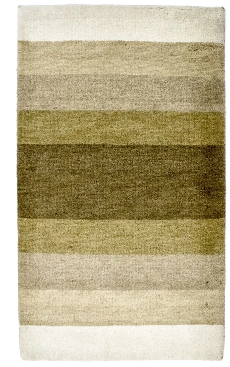 Gabbeh Teppich Indus 74x122cm - Wollteppich - mehrfarbig
