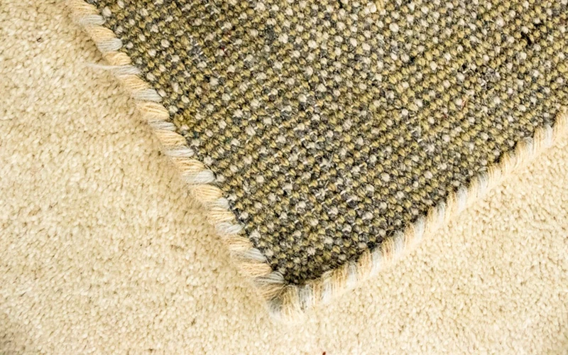 Gabbeh Teppich Indus 91x159cm - Wollteppich - beige
