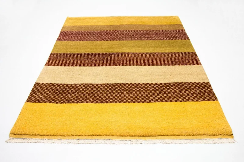 Gabbeh Teppich Indus 170x240cm - Wollteppich - bunt